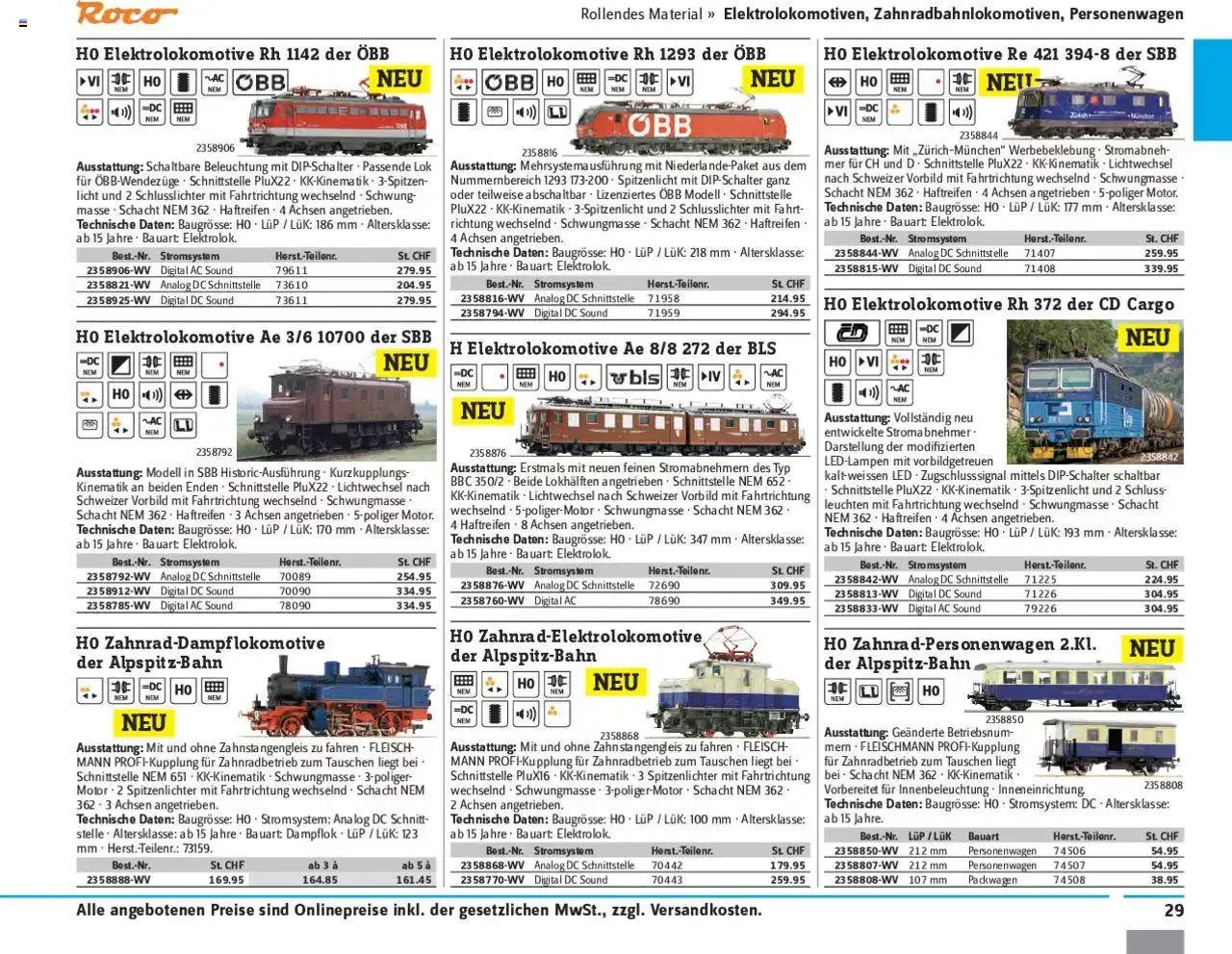 Conrad - Modellbahn 2021/22 von 1. Januar bis 31. Dezember 2023 - Prospekt seite 31