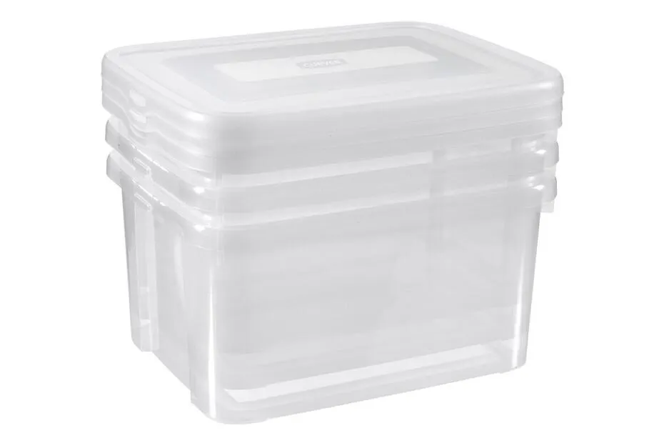 Curver Handy Box Aufbewahrungsbox | 35 × 34.5 × 45 cm | 25 l | 3 Stück