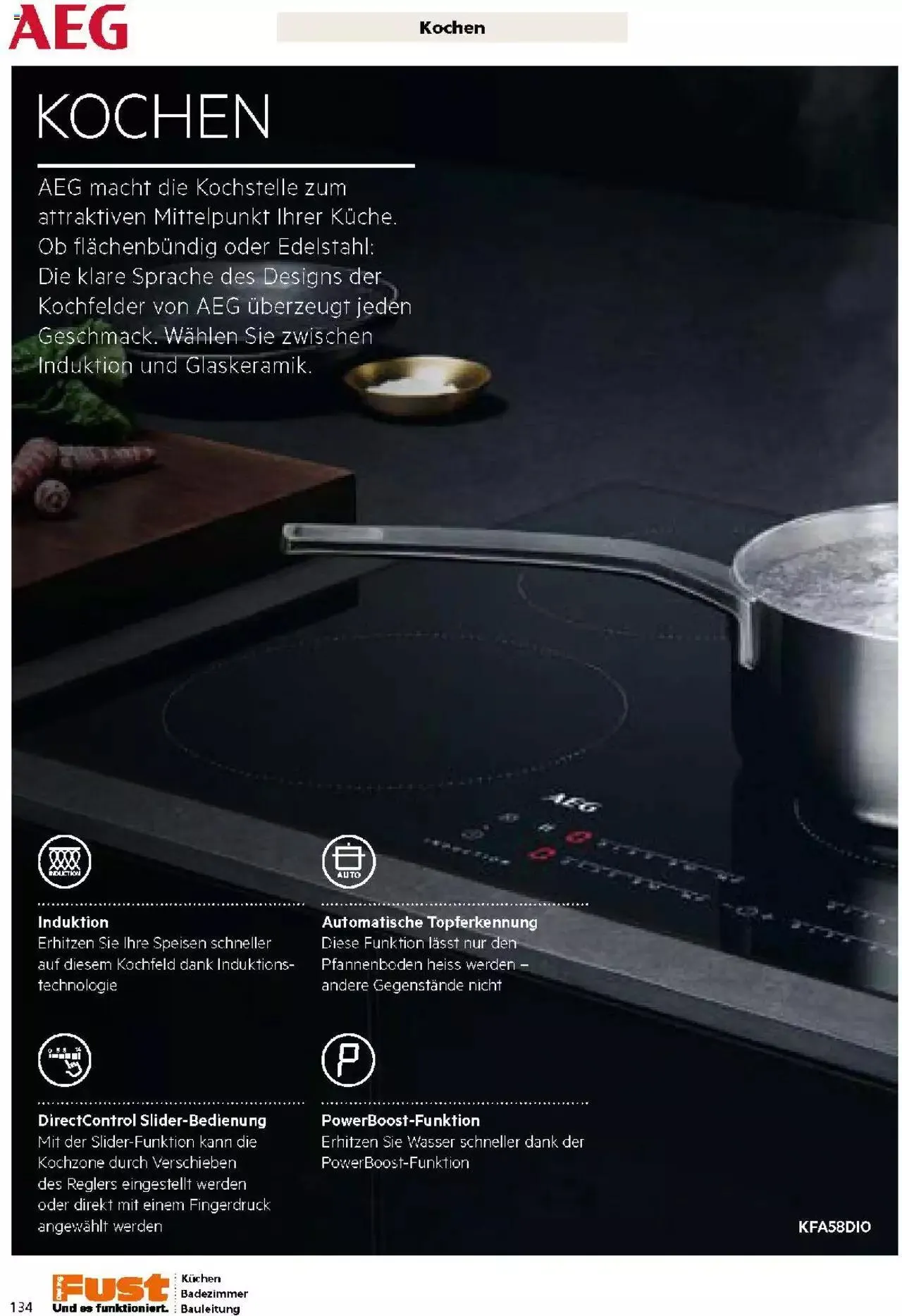 Fust Küchen- und Badezimmerprospekt von 4. März bis 31. Dezember 2024 - Prospekt seite  134