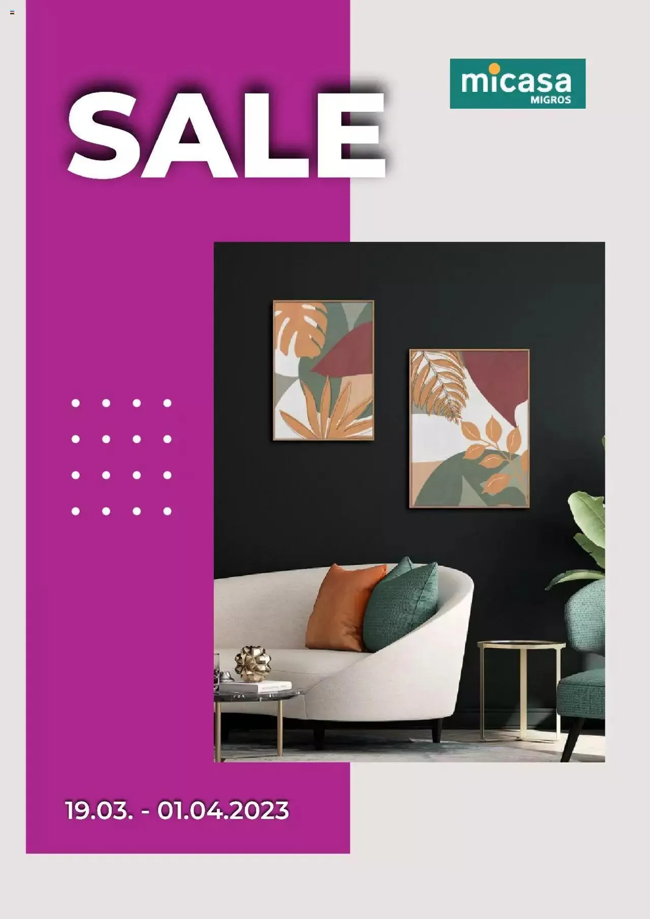 micasa Aktionen von 19. März bis 1. April 2024 - Prospekt seite  