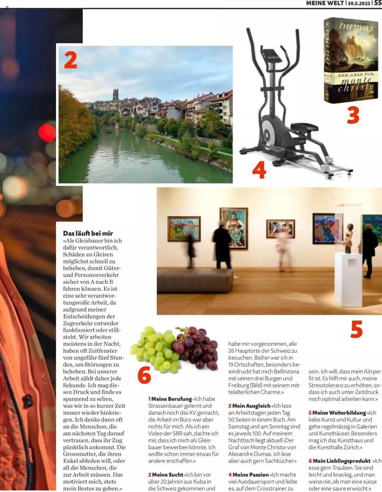 Migros Magazin von 30. Mai bis 31. Dezember 2023 - Prospekt seite 55