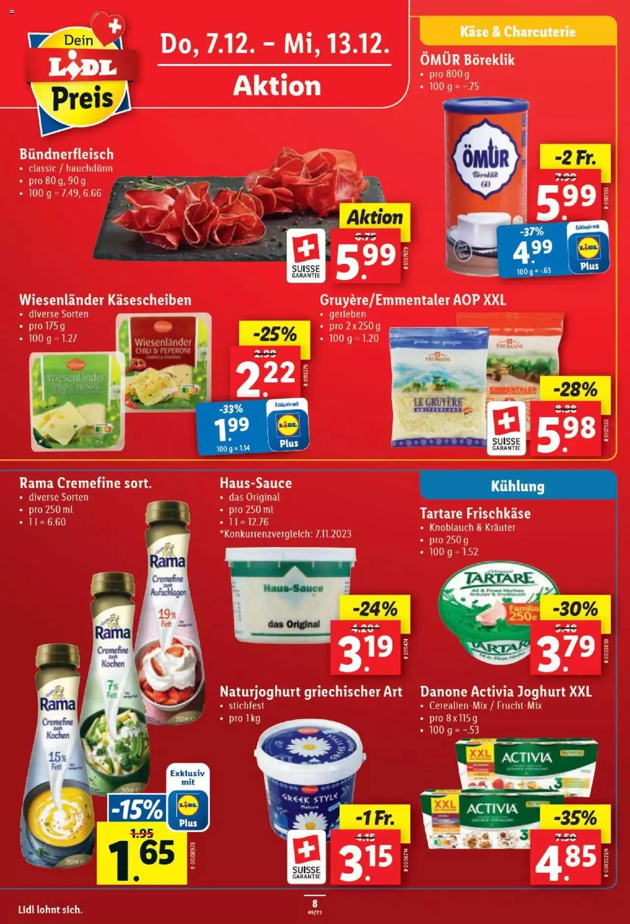 Lidl Aktionen von 7. Dezember bis 13. Dezember 2023 - Prospekt seite  8