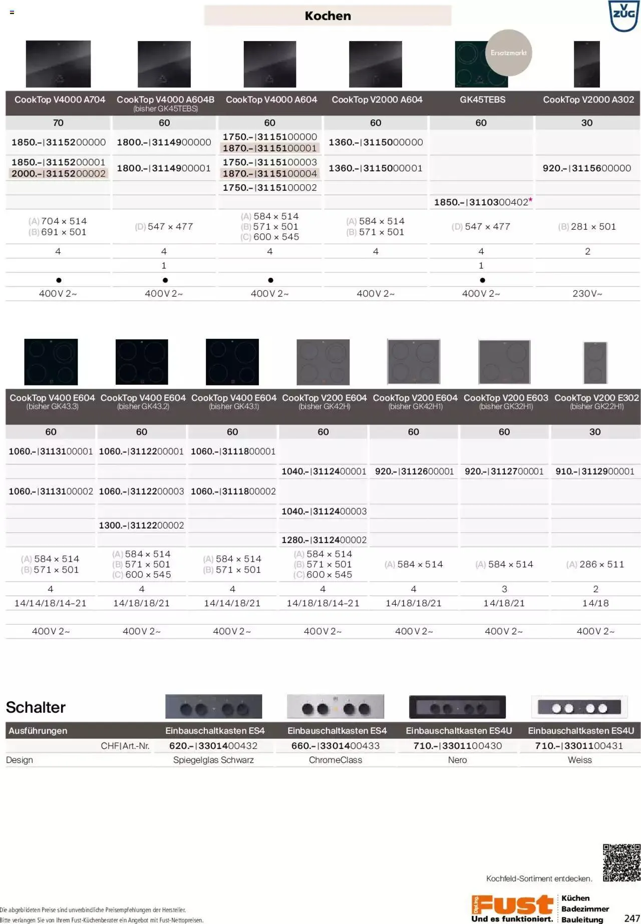 Fust - Küchenmagazin - Riesenauswahl von 22. Februar bis 31. Dezember 2023 - Prospekt seite  247