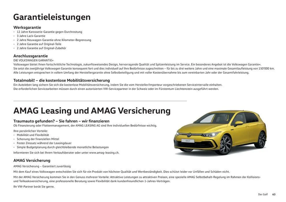 Der Golf von 16. Januar bis 31. Dezember 2024 - Prospekt seite  63