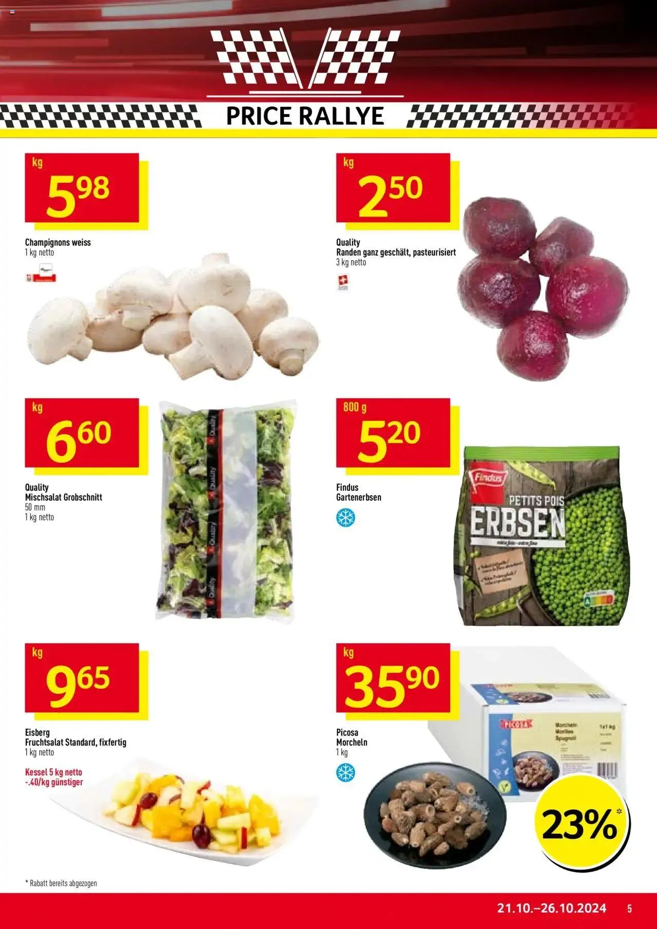 Prodega Aktionen von 21. Oktober bis 26. Oktober 2024 - Prospekt seite  5