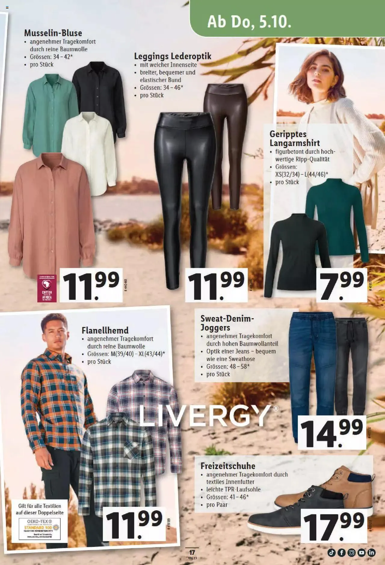 Lidl Aktionen von 5. Oktober bis 11. Oktober 2023 - Prospekt seite 17