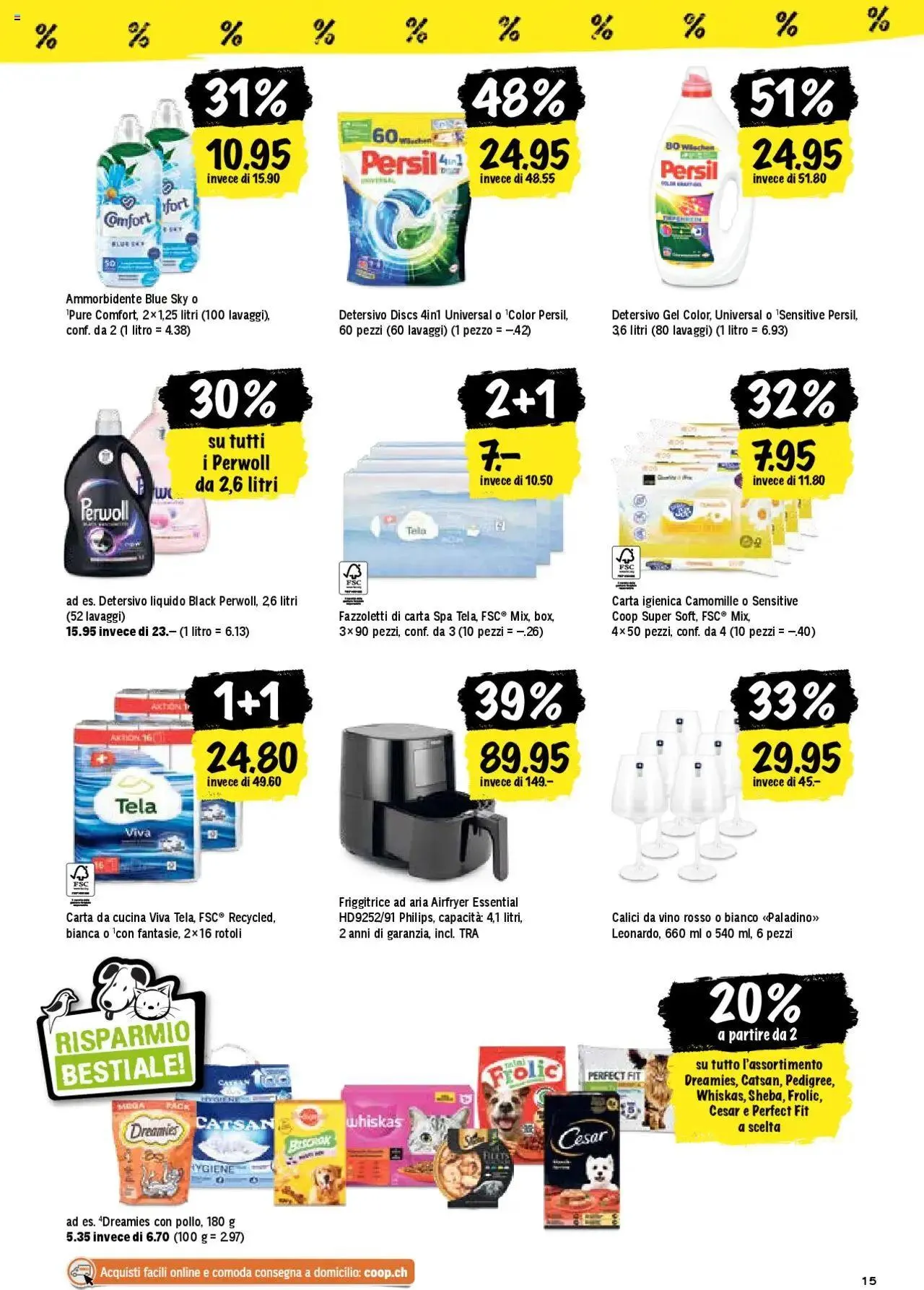 Coop - Una settimana di azioni von 1. Oktober bis 6. Oktober 2024 - Prospekt seite 15