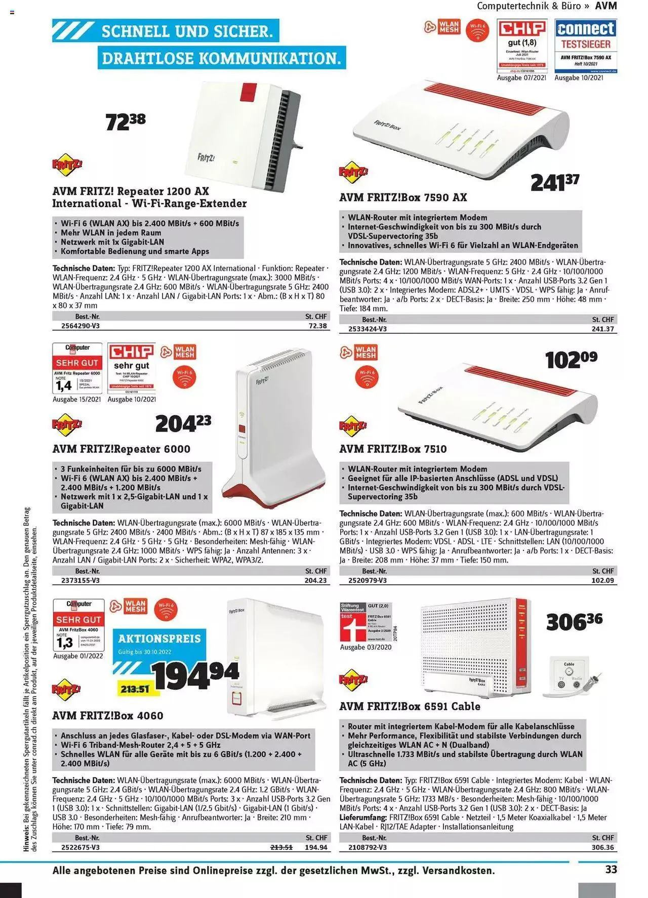 Conrad - Technik Deals von 30. August bis 31. Dezember 2023 - Prospekt seite 35