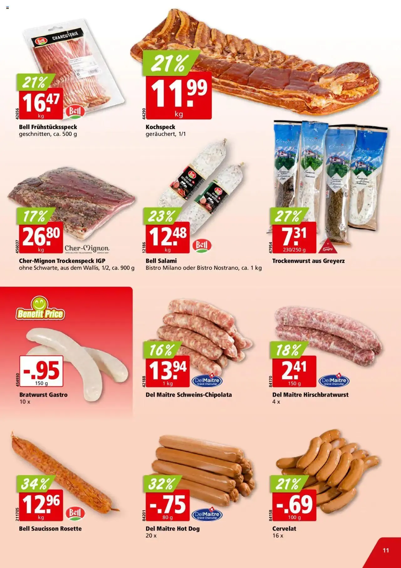 Aligro Aktionen für Businesskunden - Chavannes, Matran, Genf, Sitten von 30. September bis 5. Oktober 2024 - Prospekt seite  11