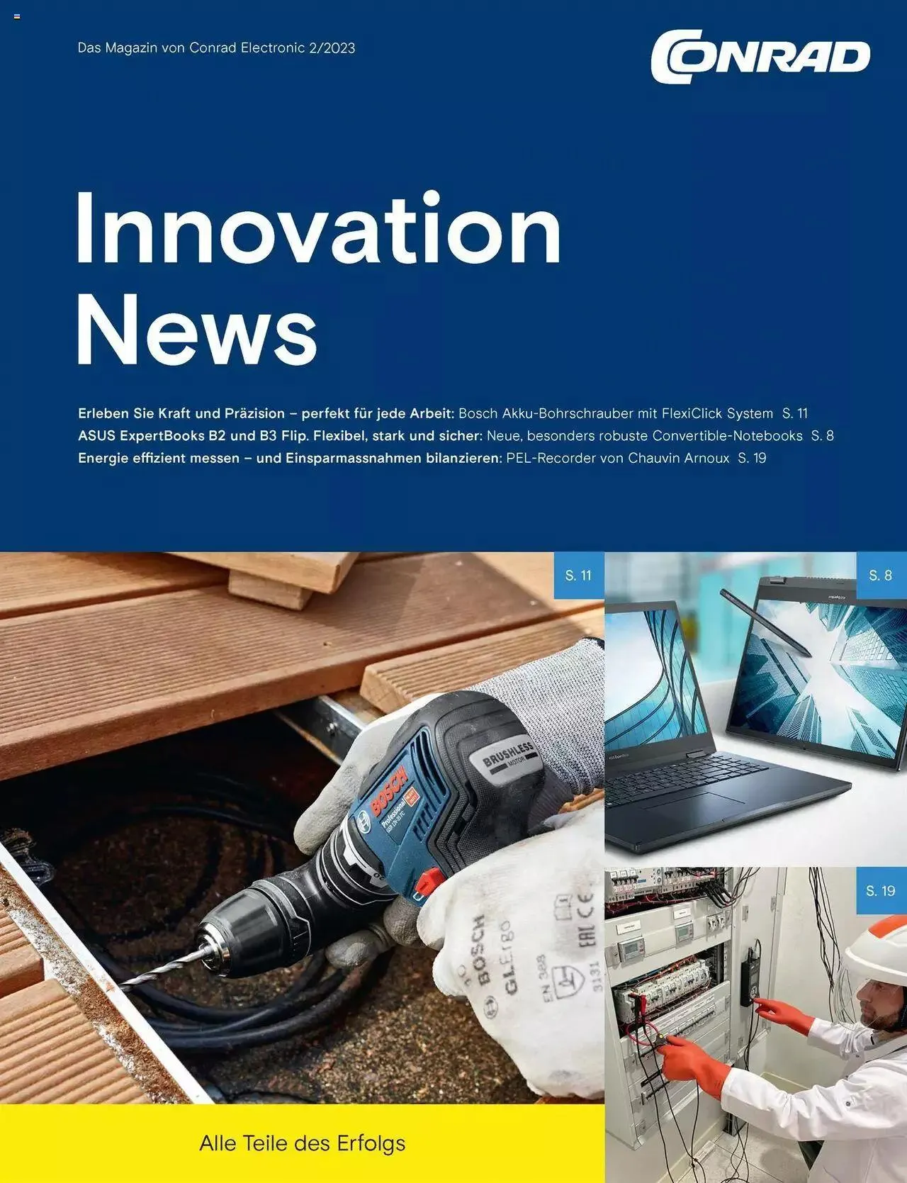 Conrad Handwerk und Technik von 8. Mai bis 31. Dezember 2023 - Prospekt seite 1