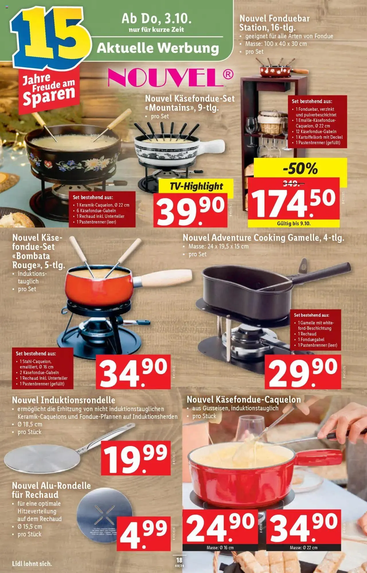 Lidl Aktionen von 3. Oktober bis 9. Oktober 2024 - Prospekt seite  22