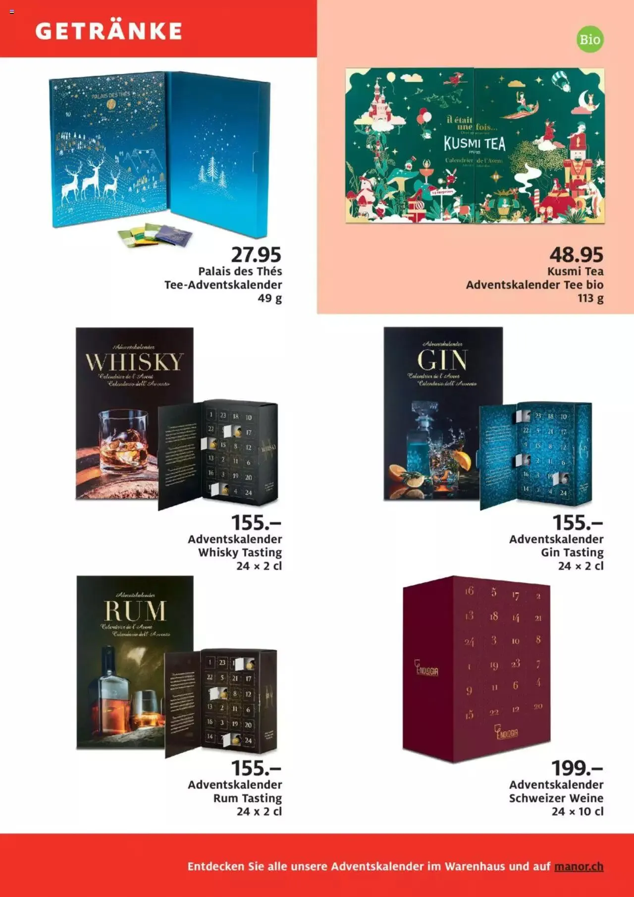 Manor Adventskalender von 19. Oktober bis 31. Dezember 2023 - Prospekt seite 5