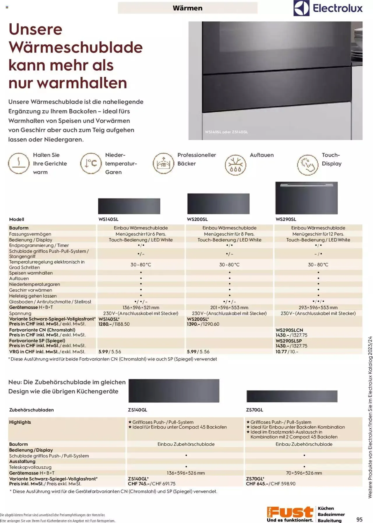 Fust - Küchenmagazin - Riesenauswahl von 22. Februar bis 31. Dezember 2023 - Prospekt seite 95