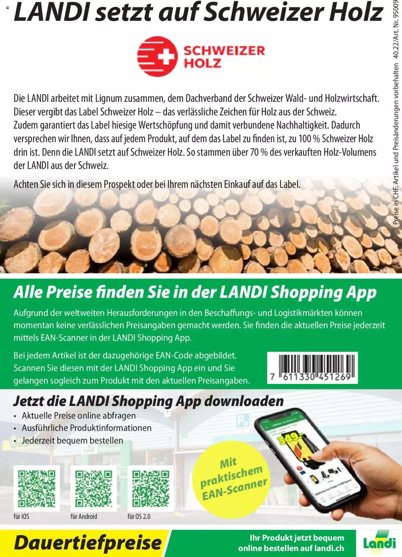Landi - Ihr Brennstoffhändler 2022 von 29. September bis 31. Dezember 2023 - Prospekt seite 12