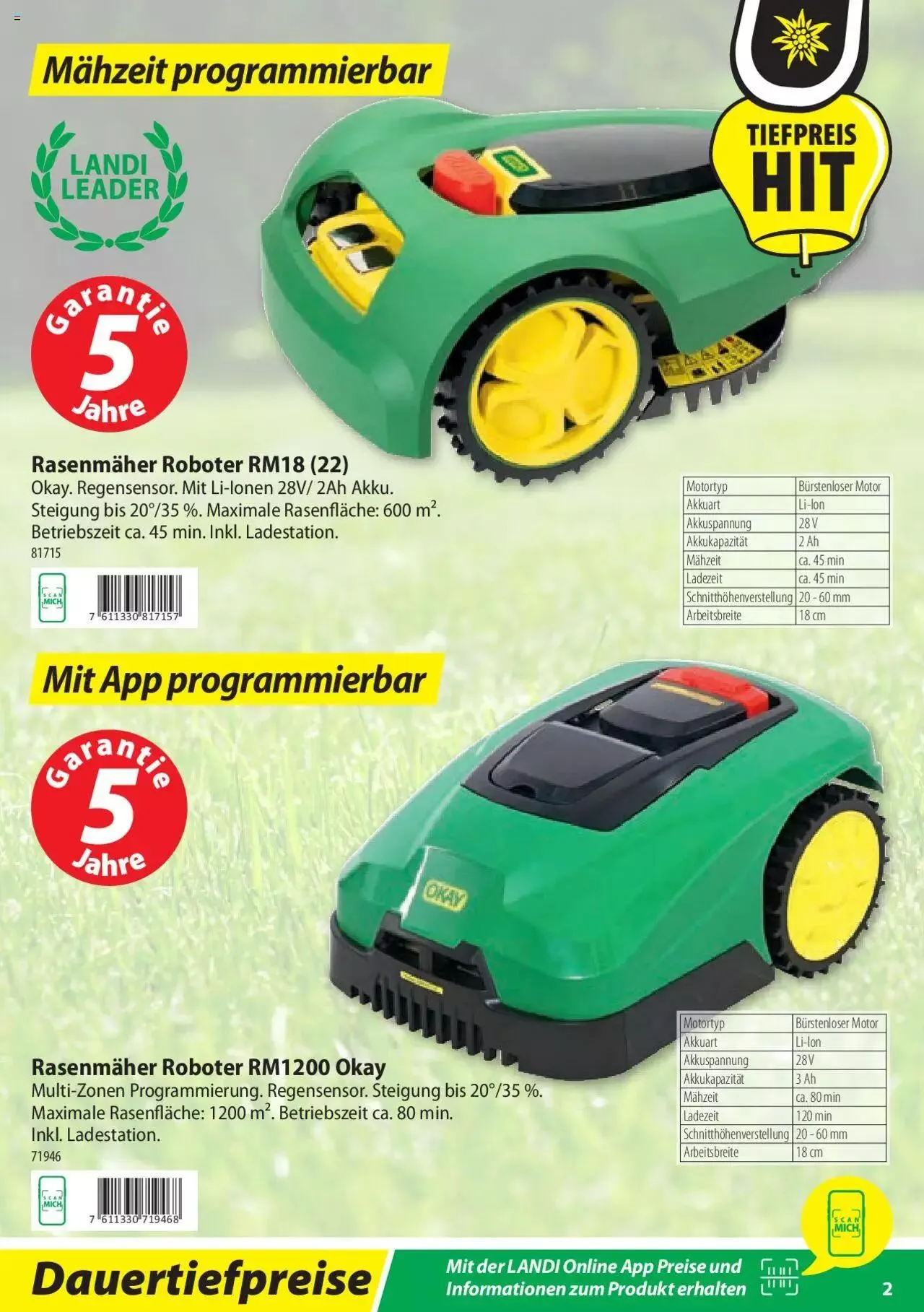 Landi - Motorgeräte 2023 von 7. März bis 31. Dezember 2023 - Prospekt seite 2