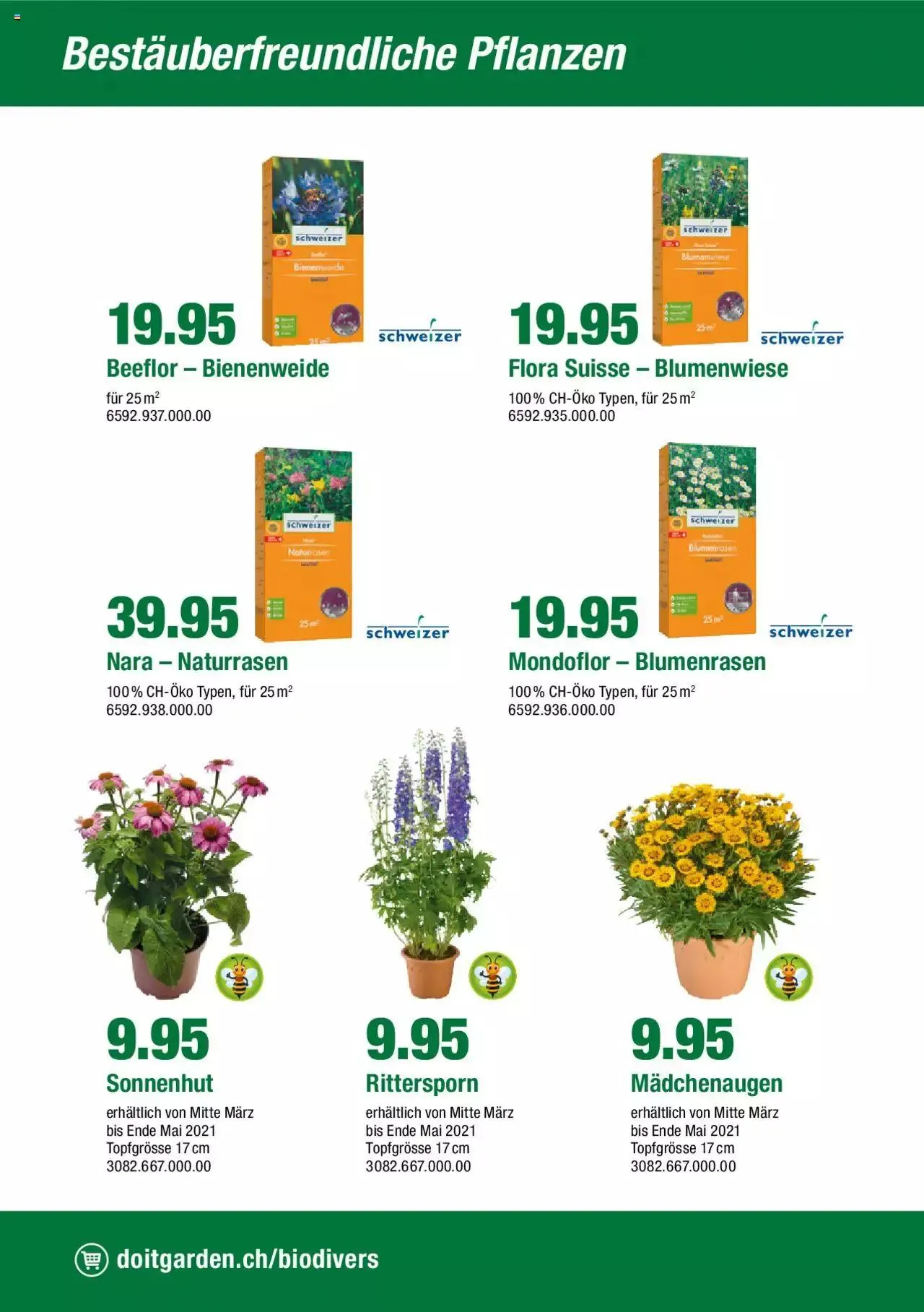 DO IT+GARDEN MIGROS - Biodiversität Broschüre von 9. März bis 31. Dezember 2023 - Prospekt seite  16