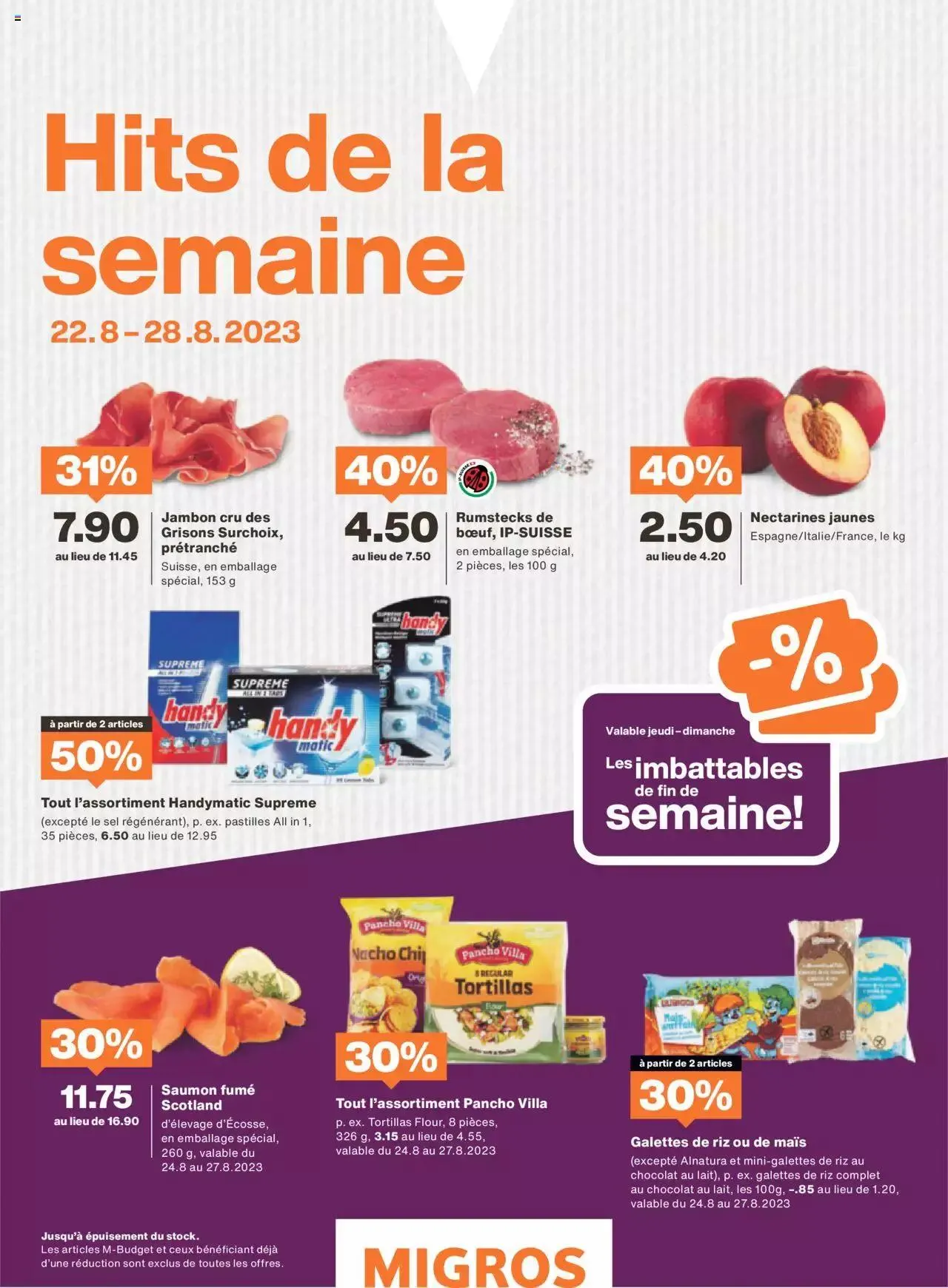 Migros - Magazin FR von 21. August bis 31. Dezember 2023 - Prospekt seite 64