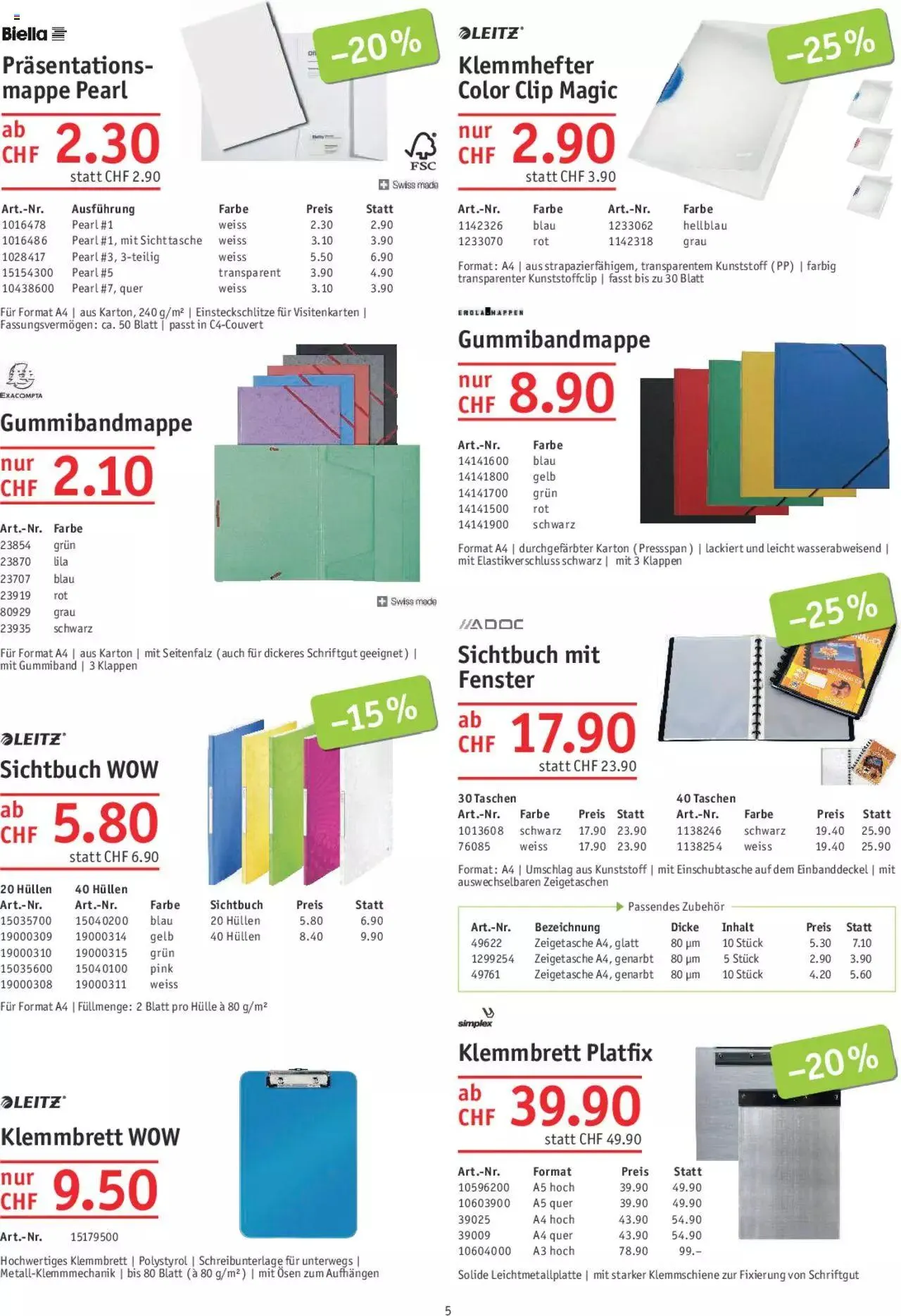 Office World Aktionen von 26. Oktober bis 29. November 2023 - Prospekt seite 5