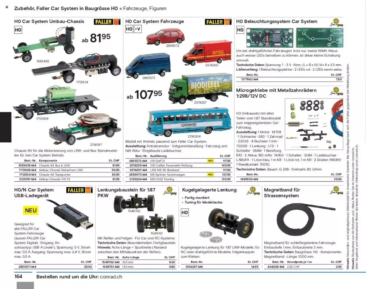 Conrad Modellbahn Katalog 2023/24 von 5. September bis 31. Dezember 2023 - Prospekt seite  166