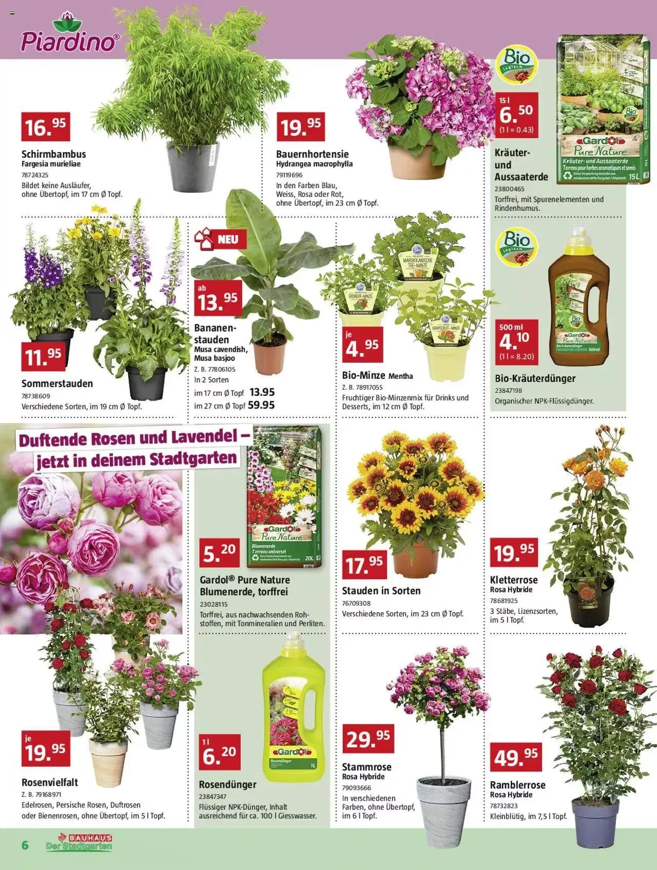 Bauhaus Aktionen von 27. Mai bis 30. Juni 2024 - Prospekt seite 6