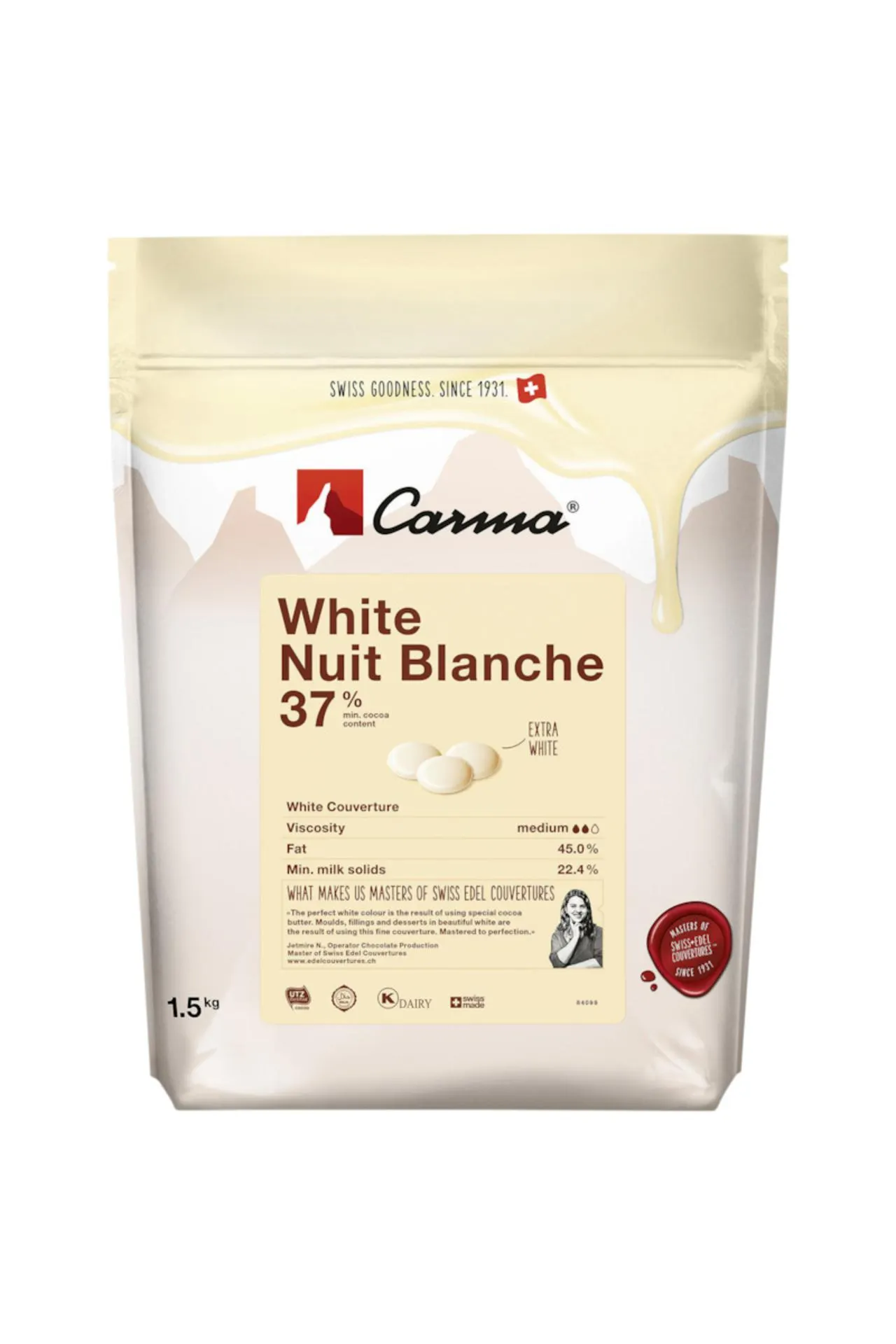Carma Couverture White Nuit Blanche
