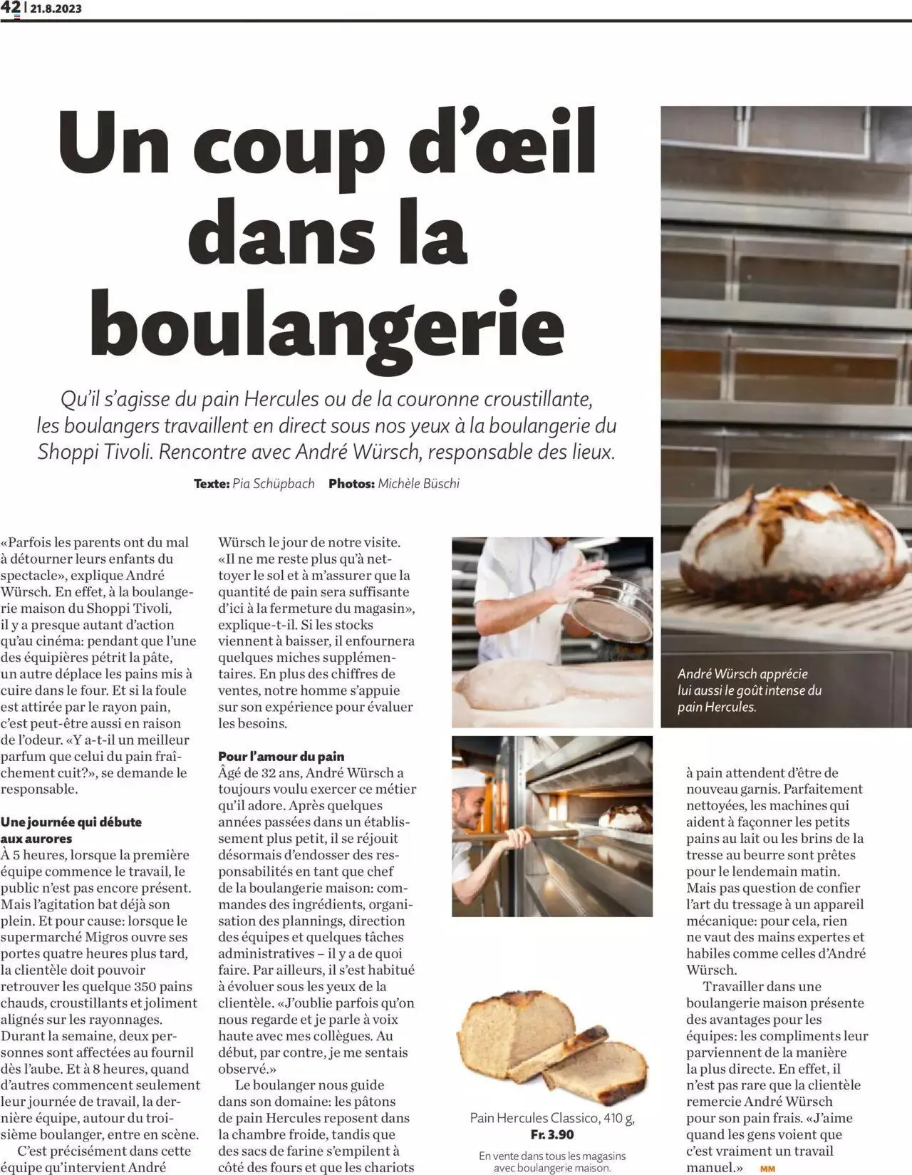 Migros - Magazin FR von 21. August bis 31. Dezember 2023 - Prospekt seite  42