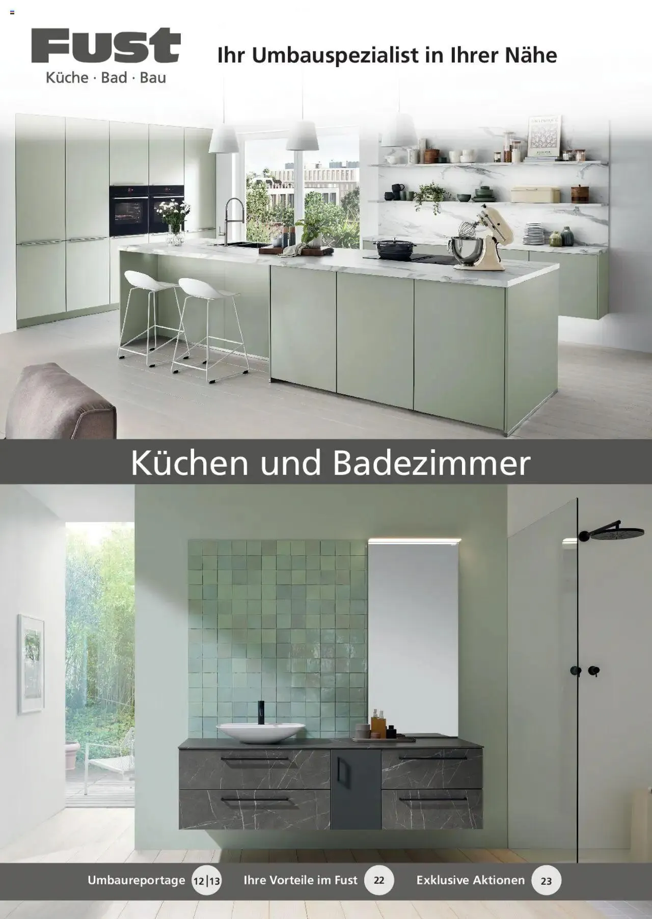 Fust Aktionen Kuchen und Badezimmer von 20. August bis 19. Oktober 2024 - Prospekt seite  1