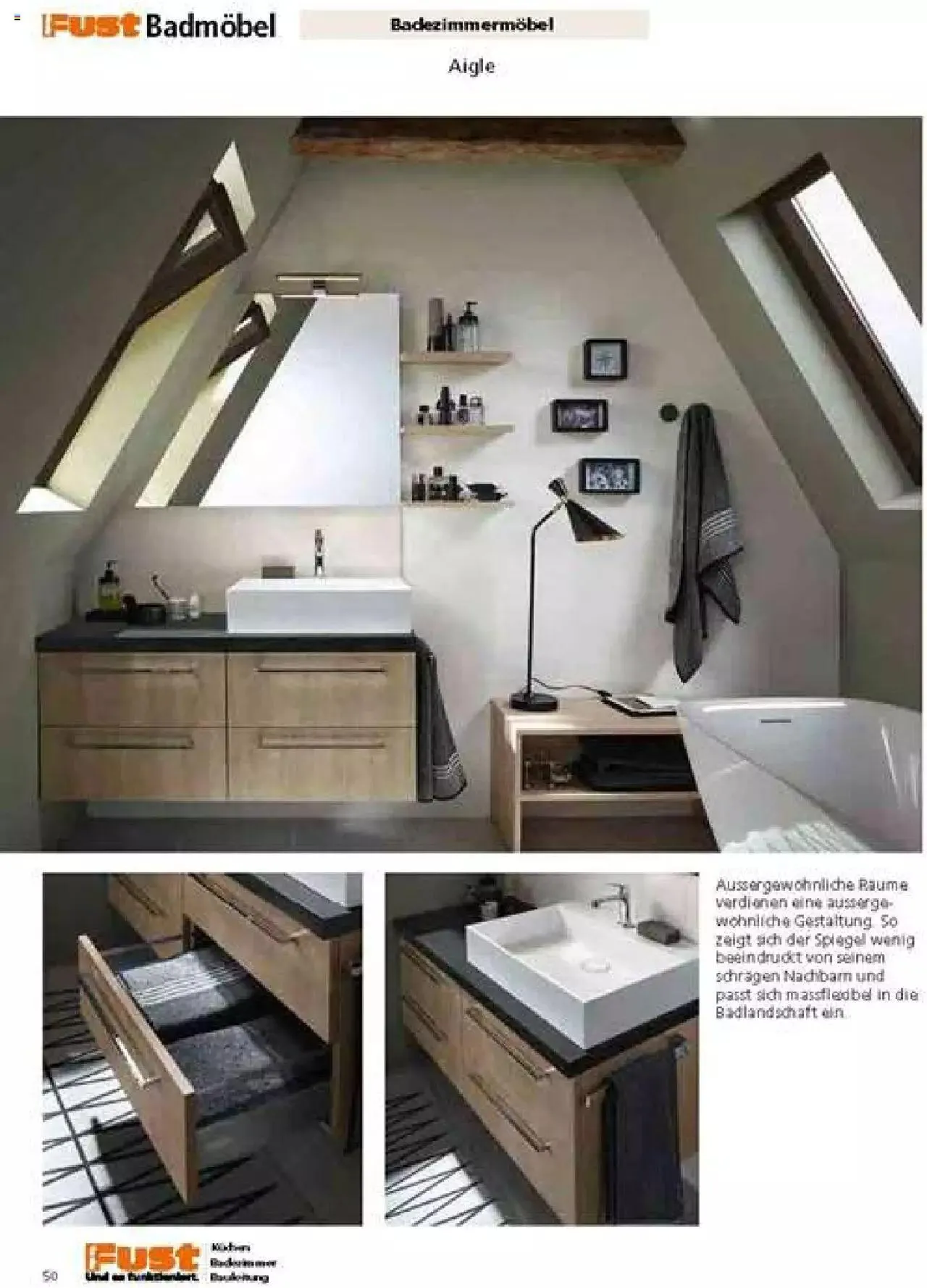 Fust Badezimmermagazin von 17. April bis 31. Dezember 2023 - Prospekt seite  50
