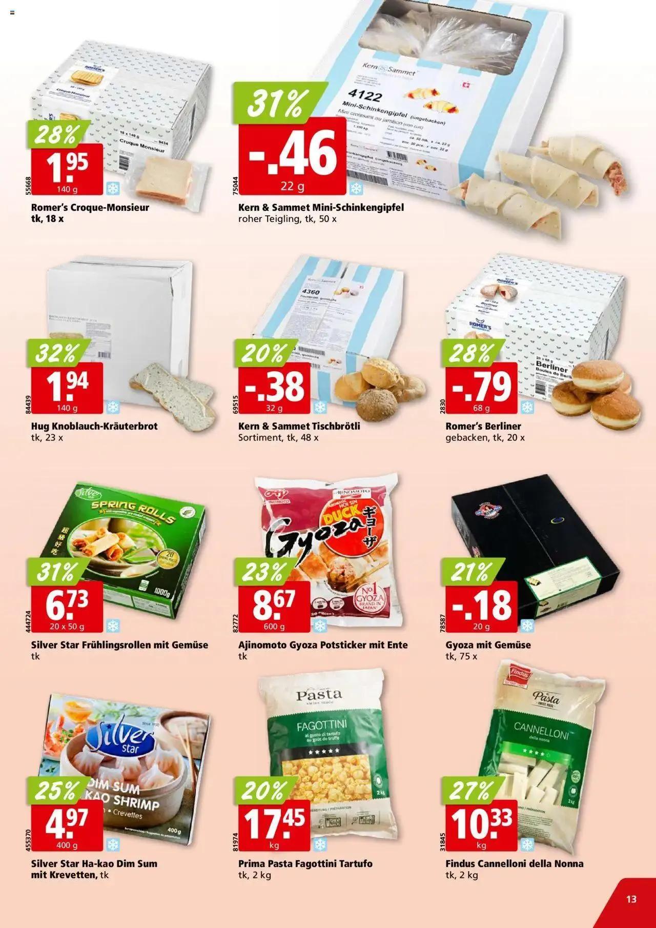 Aligro Aktionen für Businesskunden - Chavannes, Matran, Genf, Sitten von 9. September bis 14. September 2024 - Prospekt seite  13