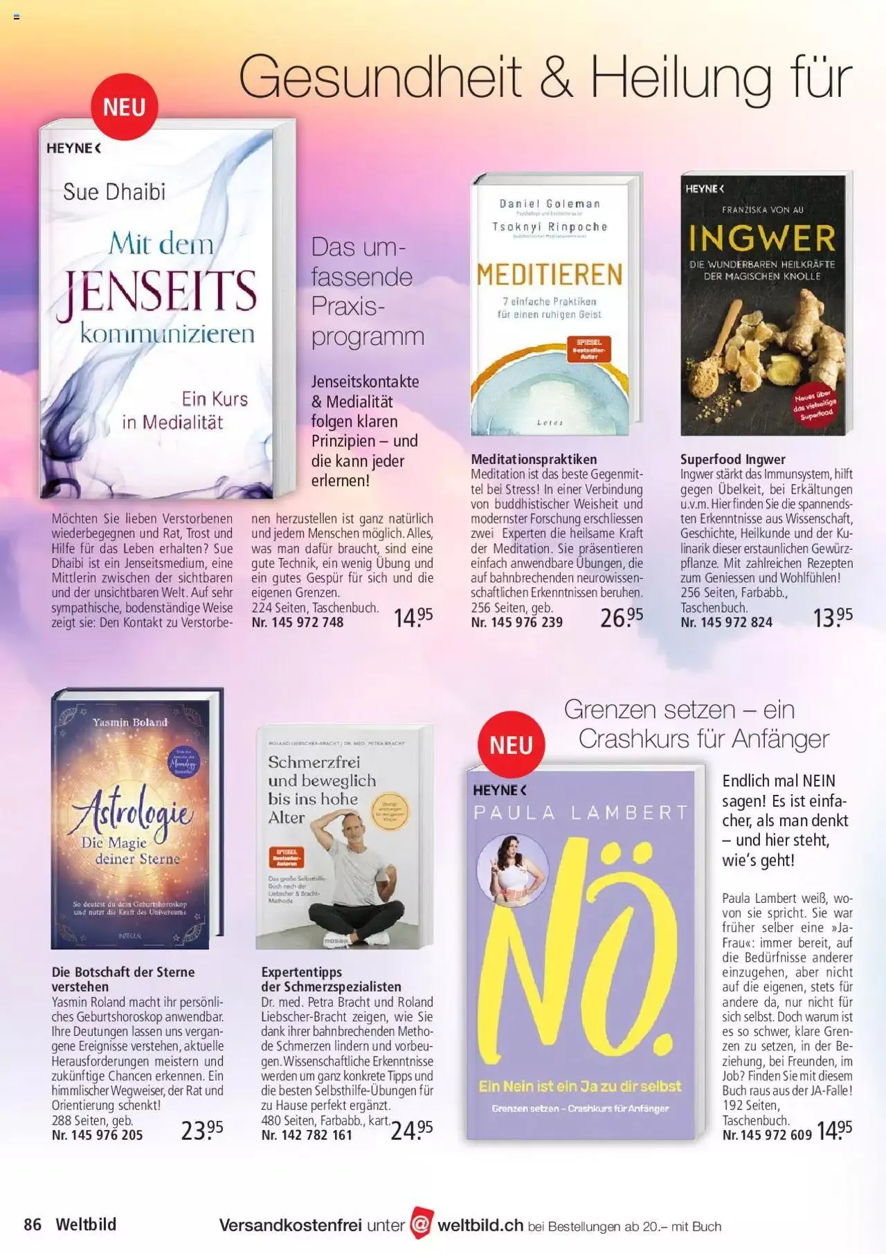 Weltbild Aktionen von 1. Juli bis 31. Juli 2023 - Prospekt seite  86