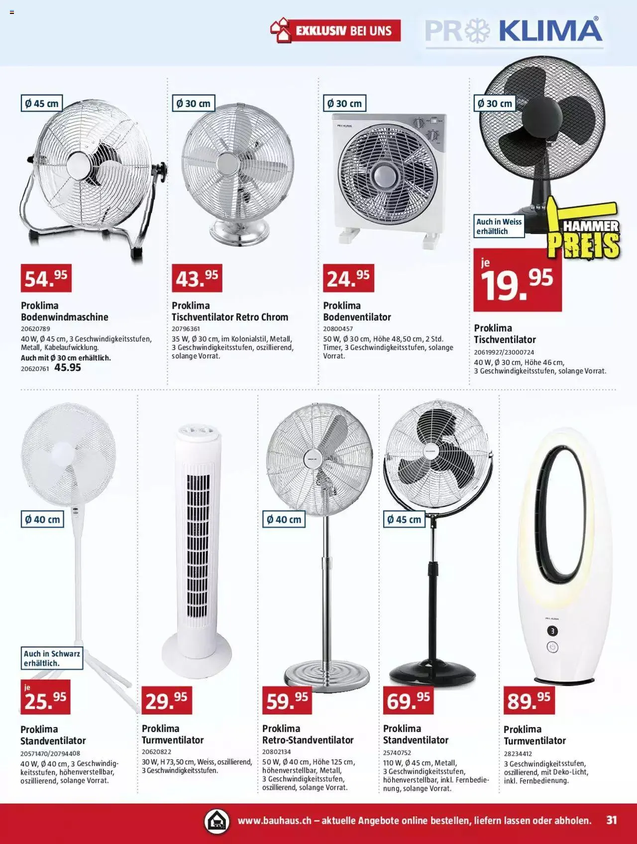 Bauhaus Aktionen von 27. Mai bis 30. Juni 2024 - Prospekt seite 31