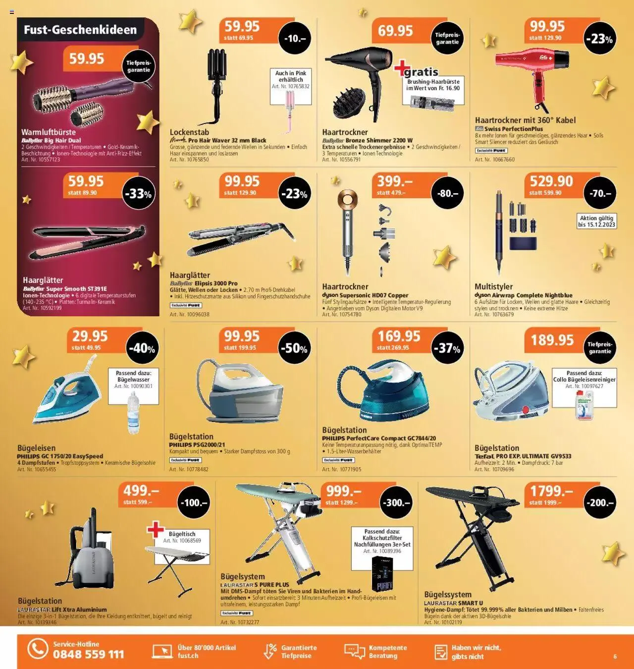 Fust Aktionen von 4. Dezember bis 10. Dezember 2023 - Prospekt seite 6