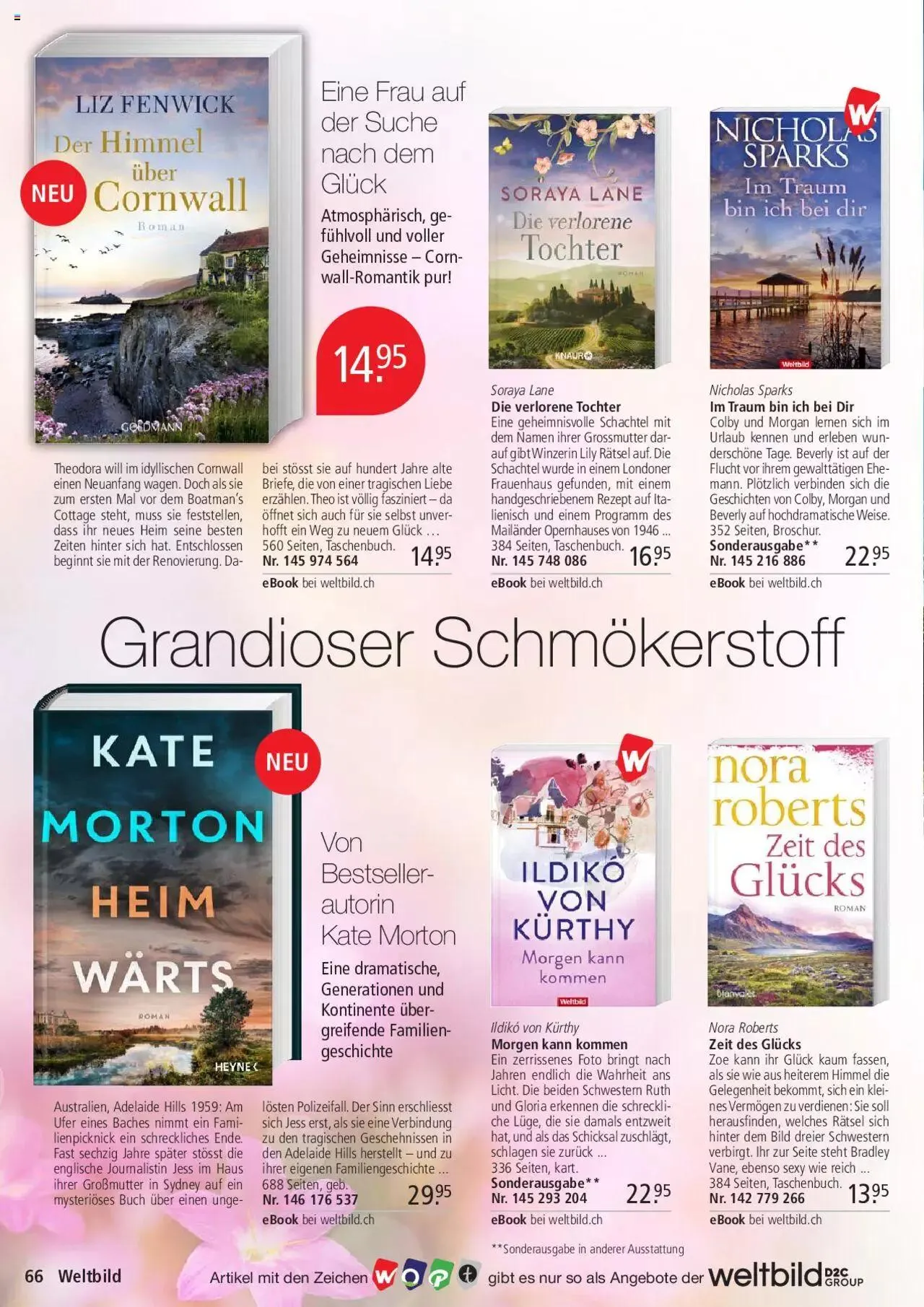 Weltbild Aktionen von 1. Juli bis 31. Juli 2023 - Prospekt seite  66