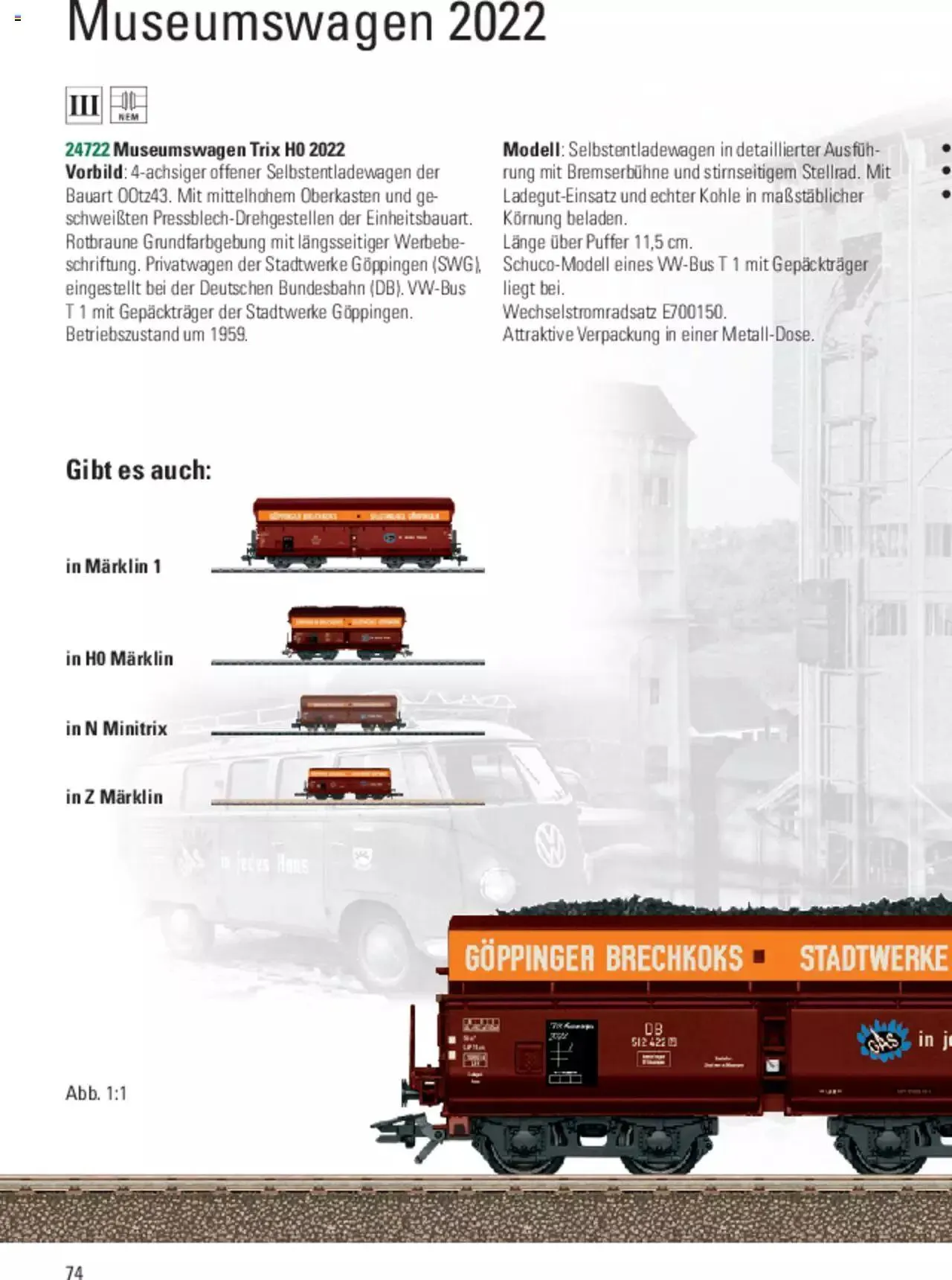 Conrad - TRIX H0 Neuheiten 2022 von 28. März bis 31. Dezember 2023 - Prospekt seite 255