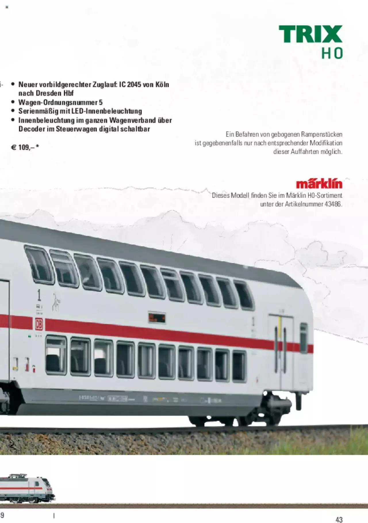 Conrad - TRIX H0 Neuheiten 2022 von 28. März bis 31. Dezember 2023 - Prospekt seite  194