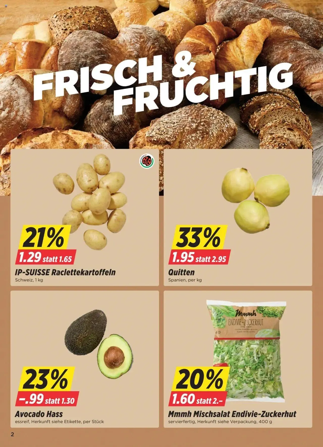 Denner Aktionen von 8. Oktober bis 14. Oktober 2024 - Prospekt seite  2