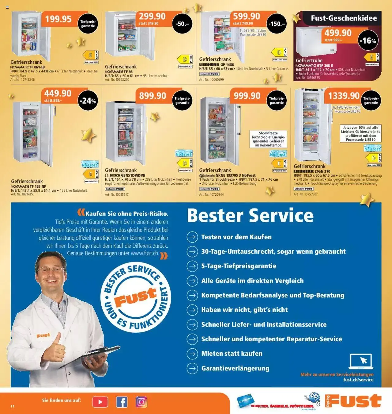 Fust Aktionen von 4. Dezember bis 10. Dezember 2023 - Prospekt seite 11