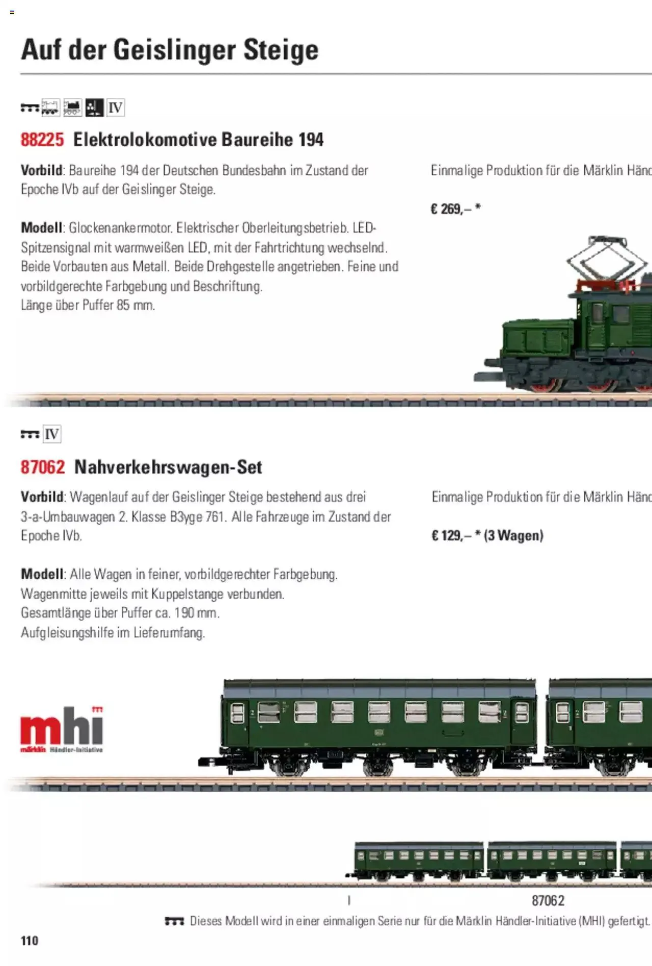 Conrad - Märklin Neuheiten 2022 von 28. März bis 31. Dezember 2023 - Prospekt seite  223