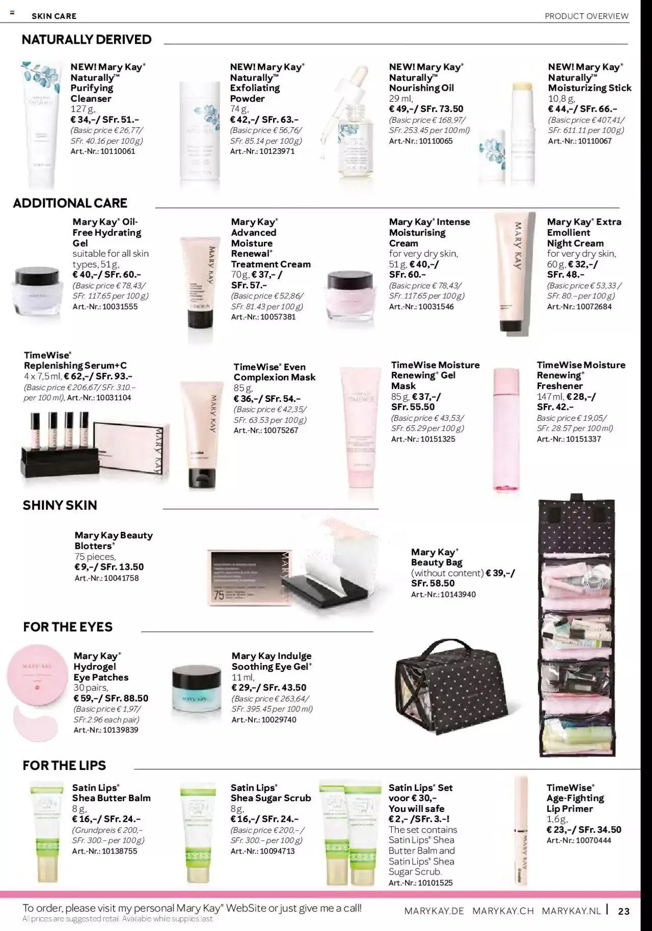 Mary Kay - Aktueller Prospekt von 1. November bis 31. Dezember 2023 - Prospekt seite  23