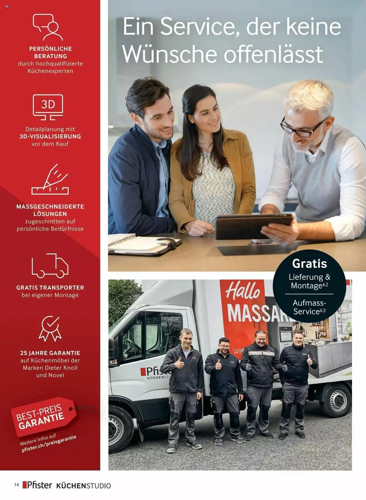 Pfister Rotstift Winter 2023 - Ausgabe 1 von 12. Dezember bis 29. Januar 2024 - Prospekt seite  14