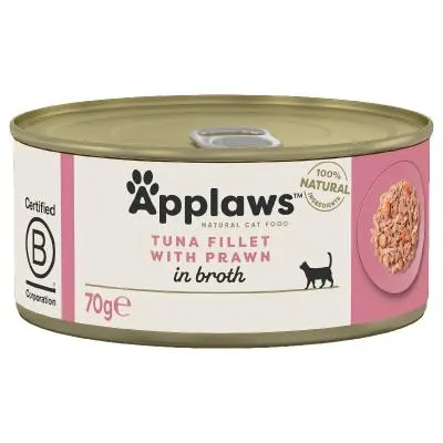 Applaws Tin Tuna Fillet & Prawn 24x70g