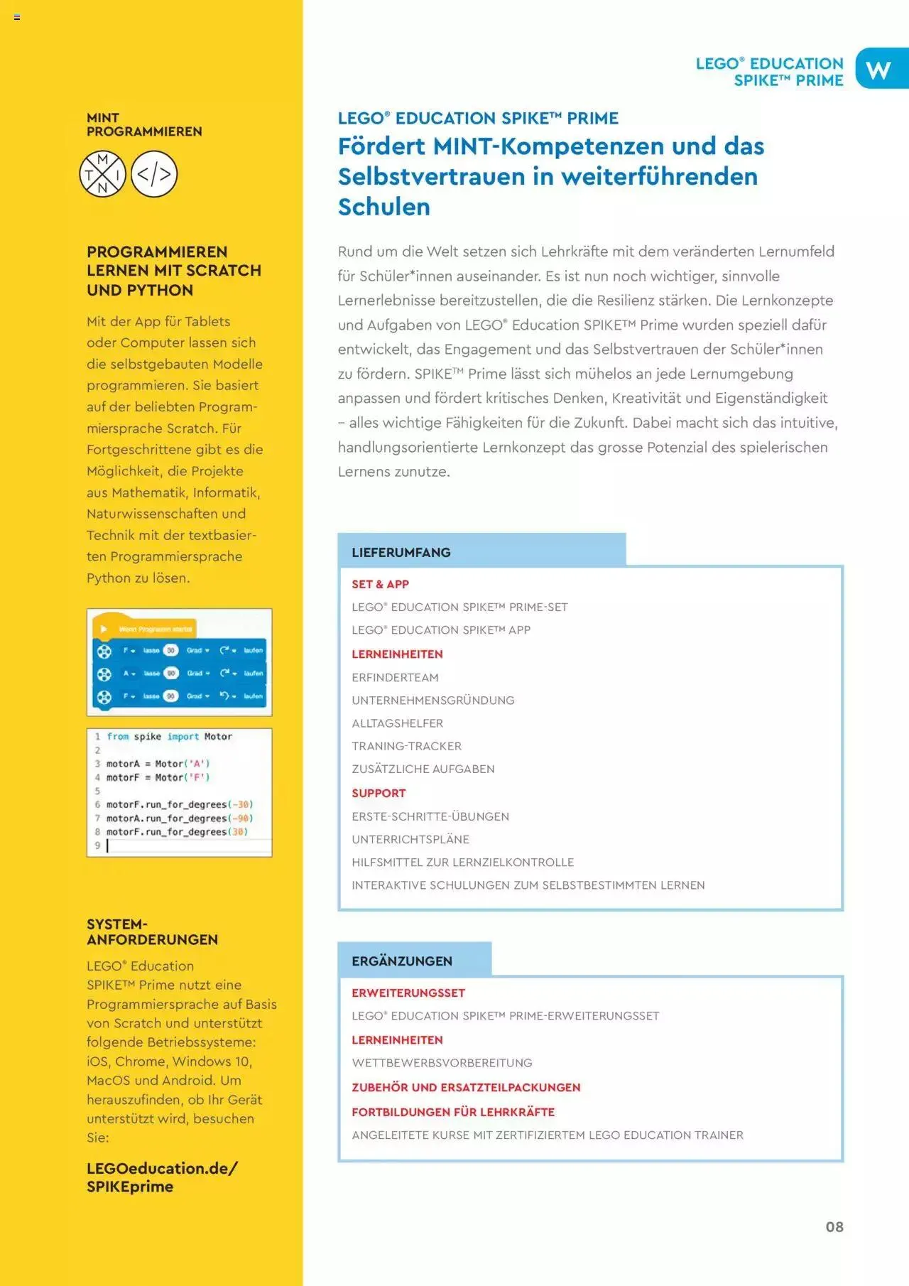Conrad - Lego Education Lernkonzepte von 1. Januar bis 31. Dezember 2023 - Prospekt seite  9