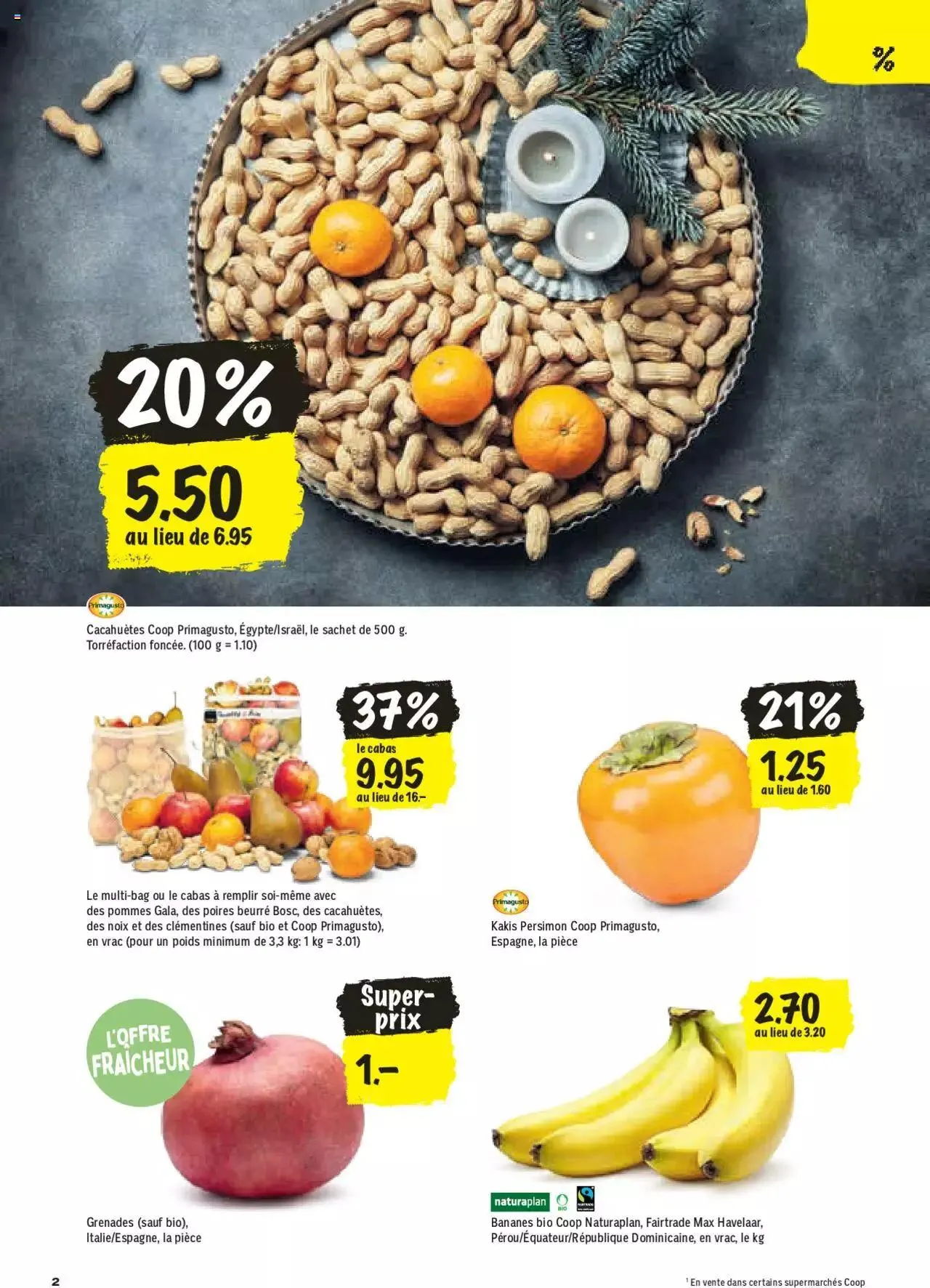 Coop - Les actions de la semaine von 5. Dezember bis 10. Dezember 2023 - Prospekt seite  2