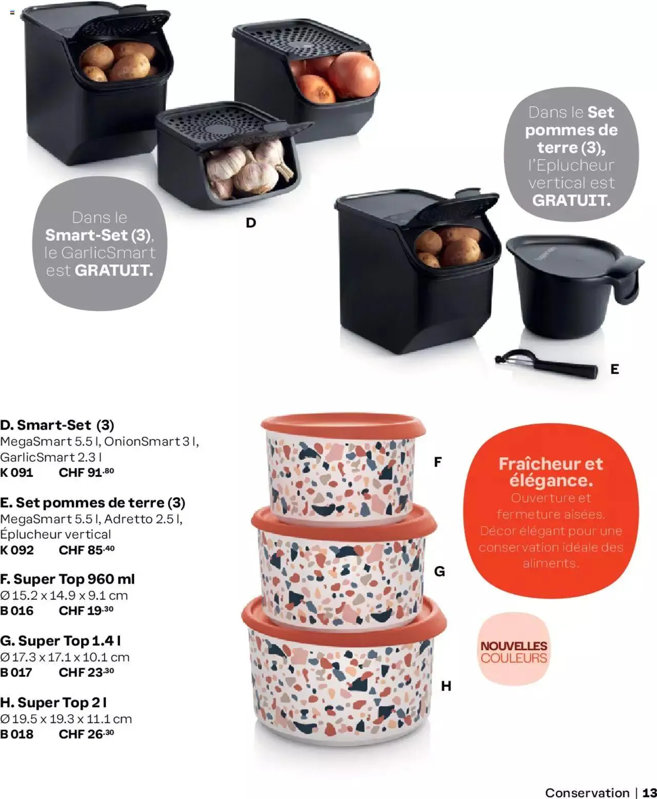 Tupperware Aktionen Frühling / Sommer 2024 von 5. März bis 31. Dezember 2024 - Prospekt seite 13