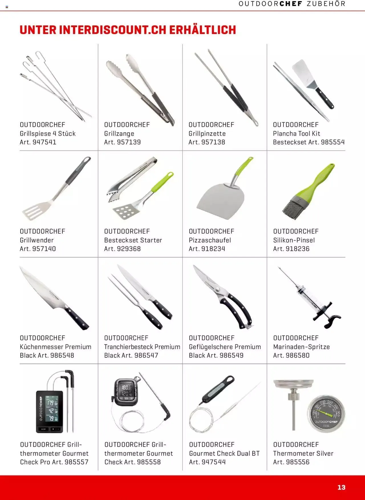 Interdiscount Grill Prospekt von 13. März bis 31. Dezember 2023 - Prospekt seite  13