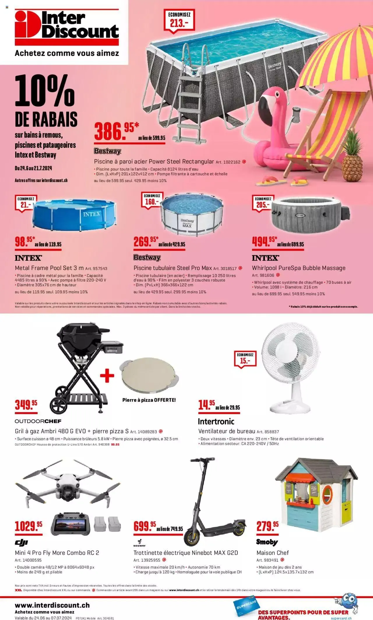 Interdiscount Aktionen FR von 24. Juni bis 7. Juli 2024 - Prospekt seite 21