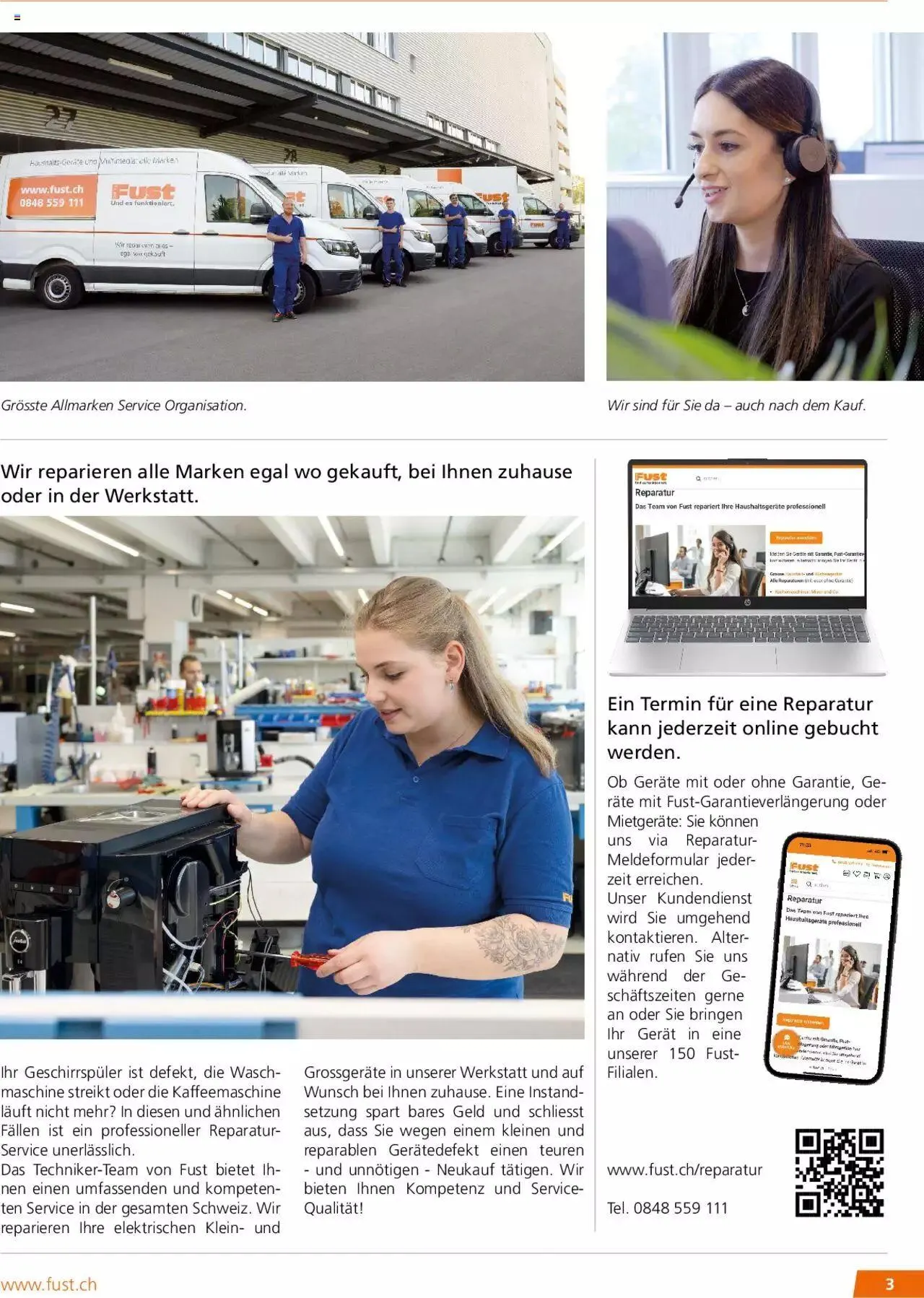 Fust Aktionen Einbaupost von 31. Januar bis 31. Dezember 2024 - Prospekt seite  3
