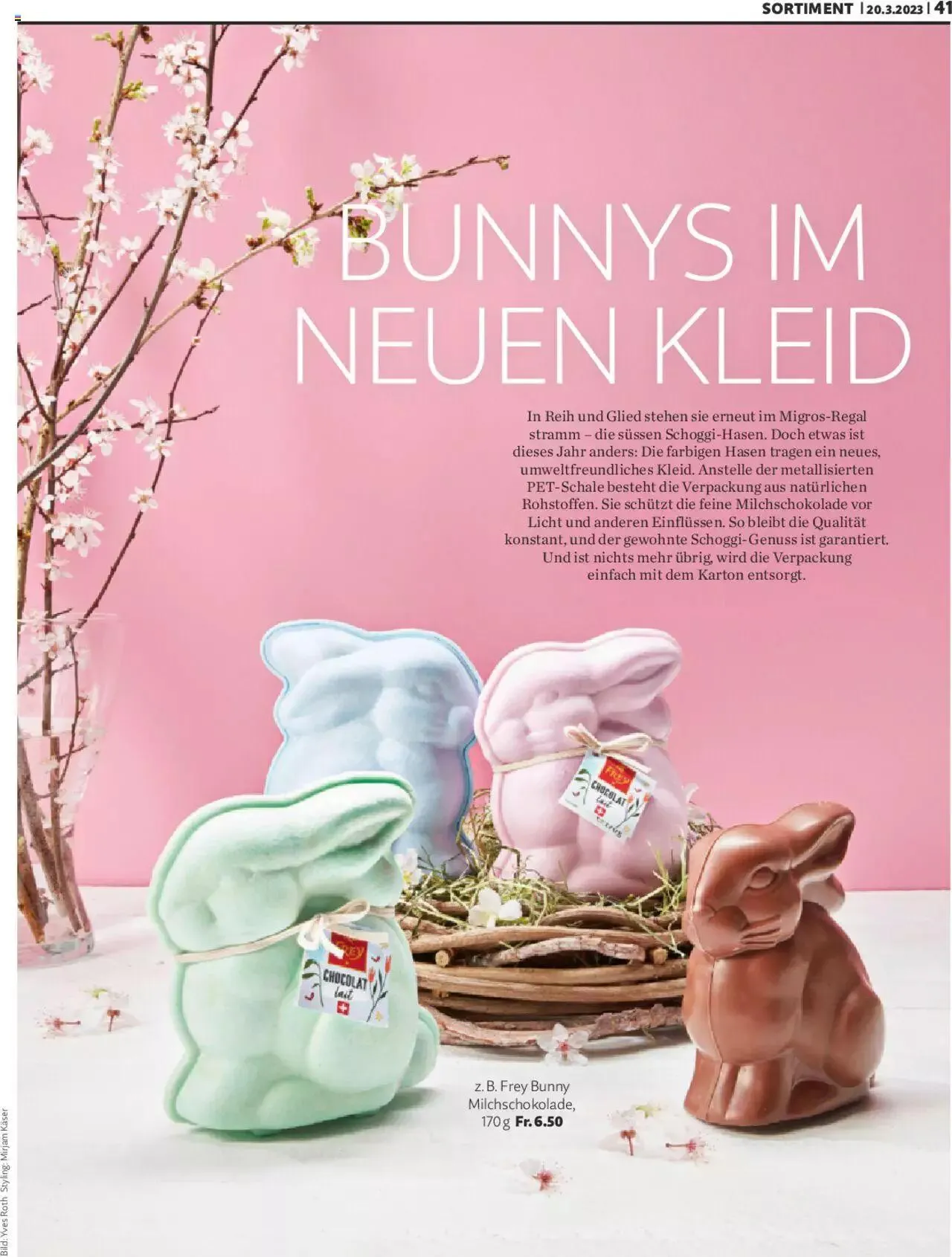 Migros - Magazin von 20. März bis 31. Dezember 2023 - Prospekt seite  41