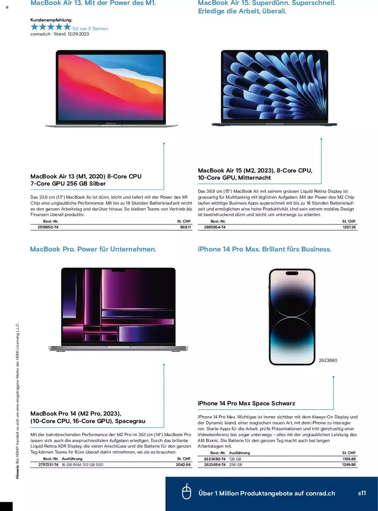 Conrad Aktionen von 16. Oktober bis 31. Dezember 2023 - Prospekt seite  35