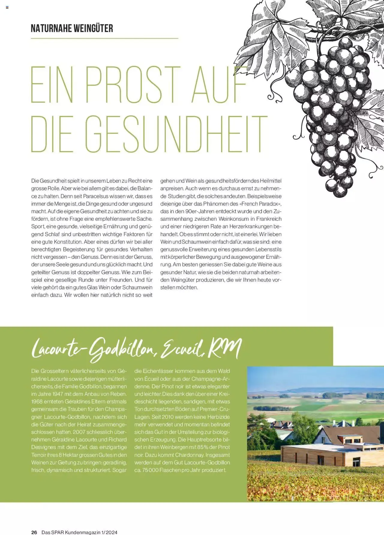 SPAR Kundenmagazin von 4. März bis 31. Dezember 2024 - Prospekt seite  26